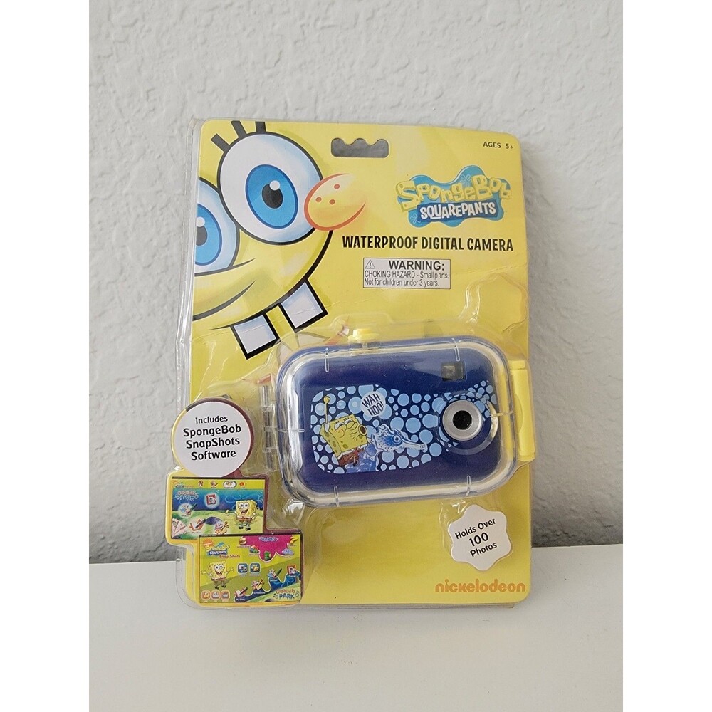 Spongebob Squarepants Nickelodeon Waterproof Digital Camera Sakar/Vivitar 2012
